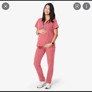 Figs Basa Maternity Scrub top XXL in quartz